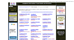 Desktop Screenshot of langkawipages.com